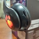 Навушники з котячими вушками та RGB підсвічуванням Бездротові Catear VZV-24M Чорні - зображення 5