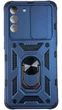 Чехол New Armor c кольцом-подставкой на Samsung Galaxy S21 FE синий - изображение 1