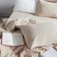 Постельное белье полуторное Vie Nouvelle Washed cotton вареный хлопок 155х210 W6S капучино - изображение 3
