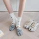 Носки с двумя пальцами Котенок Kiki Sox 36-40 женские белый - изображение 4