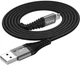 USB кабель для iPhone с разъемом Lightning HOCO X38 Cool (2,4 А, 1m) Black - изображение 4