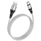 USB кабель із роз'ємом Type-C HOCO X50 Excellent charging data cable (3 А, 1m). Silver - зображення 2