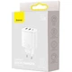 Сетевой адаптер Baseus Compact Quick Charger 30W USB Type-C + 2 USB QC+ PD CCXJ-E02 Белый - изображение 7