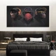 Картина Холстович Gangster monkey 90x180 см. Картина з мавпами Гангстер Манкі для офісу, вітальні, спальні, інтер'єру - зображення 5