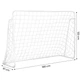 Футбольные ворота с футбольной сеткой Ecotoys DS58010 180x122см - изображение 2