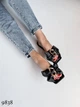 Женские шлёпки Sweet Shoes Эко кожа (9838) 38 24.5 см Черные - изображение 5