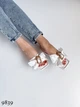 Женские шлёпки Sweet Shoes Эко кожа (9839) 37 24 см Белые - изображение 3