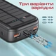УМБ Promate SolarTank-20PDCi 20000 mAh с солнечной панелью 20W PD USB-C 18W QC 2xUSB-A 10.5W USB-C и Lightning коннекторы Black (solartank-20pdci.black) - изображение 6