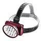 Ліхтар на чоло Luxury 1898 13LED, ЗП 220V, вбудований акумулятор - зображення 2
