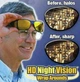 Очки 2 в 1 HD Vision антибликовые очки для водителей день + ночь очки антифары - изображение 7