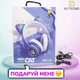 Навушники з котячими вушками Бездротові Wireless headphones Cat ear AKS-28 сині з Bluetooth гарнітурою та LED підсвічуванням - зображення 8