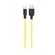 Кабель Hoco X21 Silicone Type-C (1m) black/yellow - зображення 1
