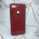 Силиконовый чехол Glass case со стеклянной задней панелью для Xiaomi Мі 8 lite Красный - изображение 2