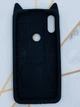 Чохол силіконовий 3D Case з рухливими блискітками на Xiaomi Redmi Play Кіт чорний - зображення 2