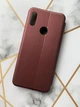 Чехол-книжка бордовый с рисунком на Xiaomi Redmi Note 7/ Redmi Note 7 Pro Лимонное дерево (принт 417) - изображение 2