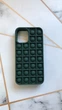 Силиконовый чехол Поп ит Антистресс Поп-Ит Pop It на iPhone 12 mini Попит Зелёный - изображение 1