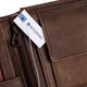 Чоловічий шкіряний гаманець Betlewski з RFID 9,5 х 12,5 х 2,5 (BPM-HT-60) - коричневий - изображение 4