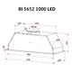Витяжка кухонна Perfelli BI 5652 I 1000 LED - зображення 5