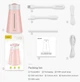 Зволожувач повітря BASEUS Slim waist with accessories з лампою і вентилятором Rose - зображення 3