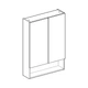 Зеркальный шкафчик Geberit Selnova Square 58,8 х 17,5 х h85 см, орех тёмный (501.266.00.1) - изображение 2