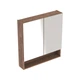Дзеркальна шафка Geberit Selnova Square 78,8 х 17,5 х h85 см, горіх темний (501.270.00.1) - зображення 1