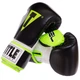 Перчатки для бокса и единоборств на липучке Title Boxing 3780 Black-Neon Green 8 унций - изображение 3