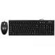 Комплект (клавіатура+миша) A4Tech KR-8572 Black - зображення 1