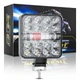 Світлодіодна додаткова фара панель DXZ H-MINIZY-F-BS-WRB White + Red + Blue 26 лід 6500K 8.4*8.4*2 см - зображення 6