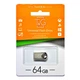 Флеш-накопитель USB 64GB T&G 106 Metal Series Silver (TG106-64G) - изображение 1