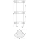 Полочка угловая тройная TOPAZ 4134 - изображение 2
