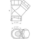 Фильтр грубой очистки SOLOMON 8011 (8017) косой 1 1/4" 500 мкм 000001452 - изображение 2