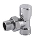 Кран вентильний кутовий з американкою Solomon 3/4″ chrom 1845 000002162 - зображення 1