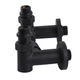 Набор Кран вентильный угловой с американкой SOLOMON LUX 1/2″ 7777 TEN (2шт.) BLACK - изображение 5