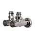 Кран вентильный угловой с американкой Solomon Lux 1/2″ chrom 7777 (2шт. комплект) 000017504 - изображение 3