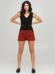 Шорты однотонные кэжуал Vero Moda 260918-13 L (46382L) Терракот - изображение 1