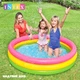 Дитячий надувний басейн Intex 57412 «Райдужний» (Ø114 см, ↑25 см, об'єм: 131 л, надувне дно, серія: Small Pools) - изображение 2