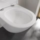 Унитаз подвесной безободковый белый VILLEROY&BOCH Subway 3.0 без сиденья 4670T001 - изображение 6