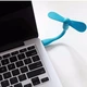 Маленький портативный гибкий вентилятор Переносной мини вентилятор от USB Portable Mini Fan Синий - изображение 2