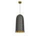 Керамический подвесной светильник CERAMIKA DESIGN AJUR 3D black & gold - зображення 1