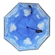 Зонт Lesko Up-Brella Голубое небо смарт зонт обратного сложения ручка Hands Free умный зонт (SK-2907-7806) - изображение 5