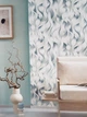 Обои винил на флизелине Erismann Elle Decoration1.06х10 абстракция волны голубые белые 3д 12116-18 - изображение 3