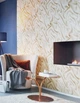 Обои виниловые на флизелине Erismann Elle Decoration1.06х10 абстракция волны золото песочные 3д 12114-02 - изображение 3