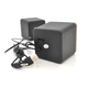 Колонки 2.0 Kisonli V400 для ПК та ноутбука, USB + 3.5mm, 2x1,5W, 20Hz-20KHz, Black - зображення 2