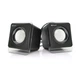 Колонки 2.0 Kisonli V410 для ПК и ноутбука, USB + 3.5mm, 2x1.5W, 20Hz- 20KHz, Black - изображение 1