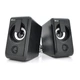 Колонки 2.0 Kisonli L-1010 для ПК та ноутбука, USB + 3.5mm, 2x3W, 20Hz-20KHz, Black - зображення 1