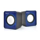 Колонки 2.0 Kisonli V310 для ПК и ноутбука, USB + 3.5mm, 2x0,5W, 20Hz- 20KHz, Blue V310Bl - изображение 1
