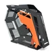 Корпус компьютерный - 0.8mm SPCC, ATX, 2x3.0 USB+Audio, Black/Orange, (755x220x595mm), без БП - изображение 1