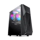 Корпус компьютерный Pado - 0.5mm SPCC, ATX, 1x3.0 USB+2x2.0 USB+Audio, Black (370x206x432mm), без БП - изображение 2