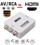 Конвертер AV2HDMI перехідник 3 RCA тюльпан на HDMI upscaler FullHD White - изображение 1