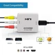 Конвертер AV2HDMI перехідник 3 RCA тюльпан на HDMI upscaler FullHD White - изображение 2